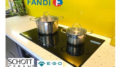Fandi hợp tác cùng hai tập đoàn lớn SCHOTT và EGO để cho ra bếp từ chất lượng cao.